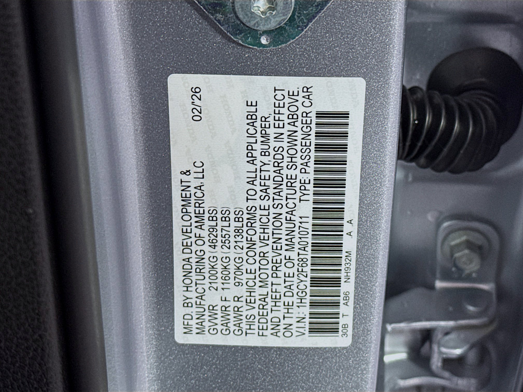 New 2026 Honda Accord EX-L image 32