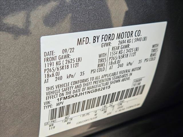 Used 2022 Ford Explorer Timberline AWD/4WD image 26
