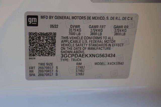 Used 2022 Chevrolet Silverado 1500 W/T w/ WT Value Package image 26