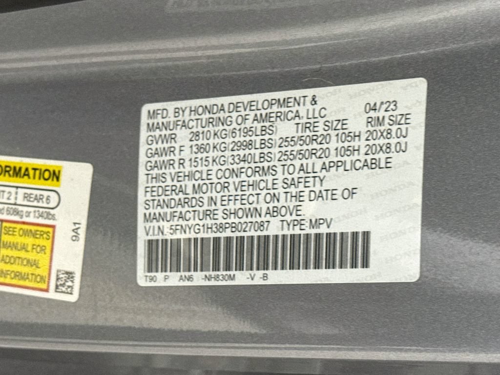 Used 2023 Honda Pilot Sport image 33