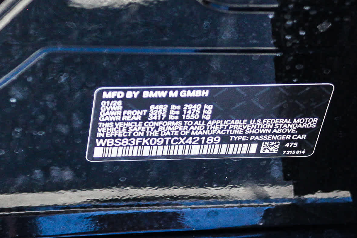 New 2026 BMW M5 w/ Carbon Package AWD/4WD image 39