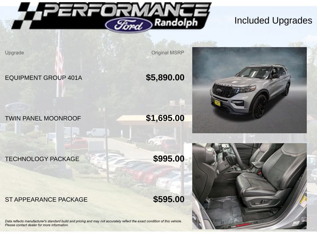 Used 2024 Ford Explorer ST w/ Equipment Group 401A AWD/4WD image 7