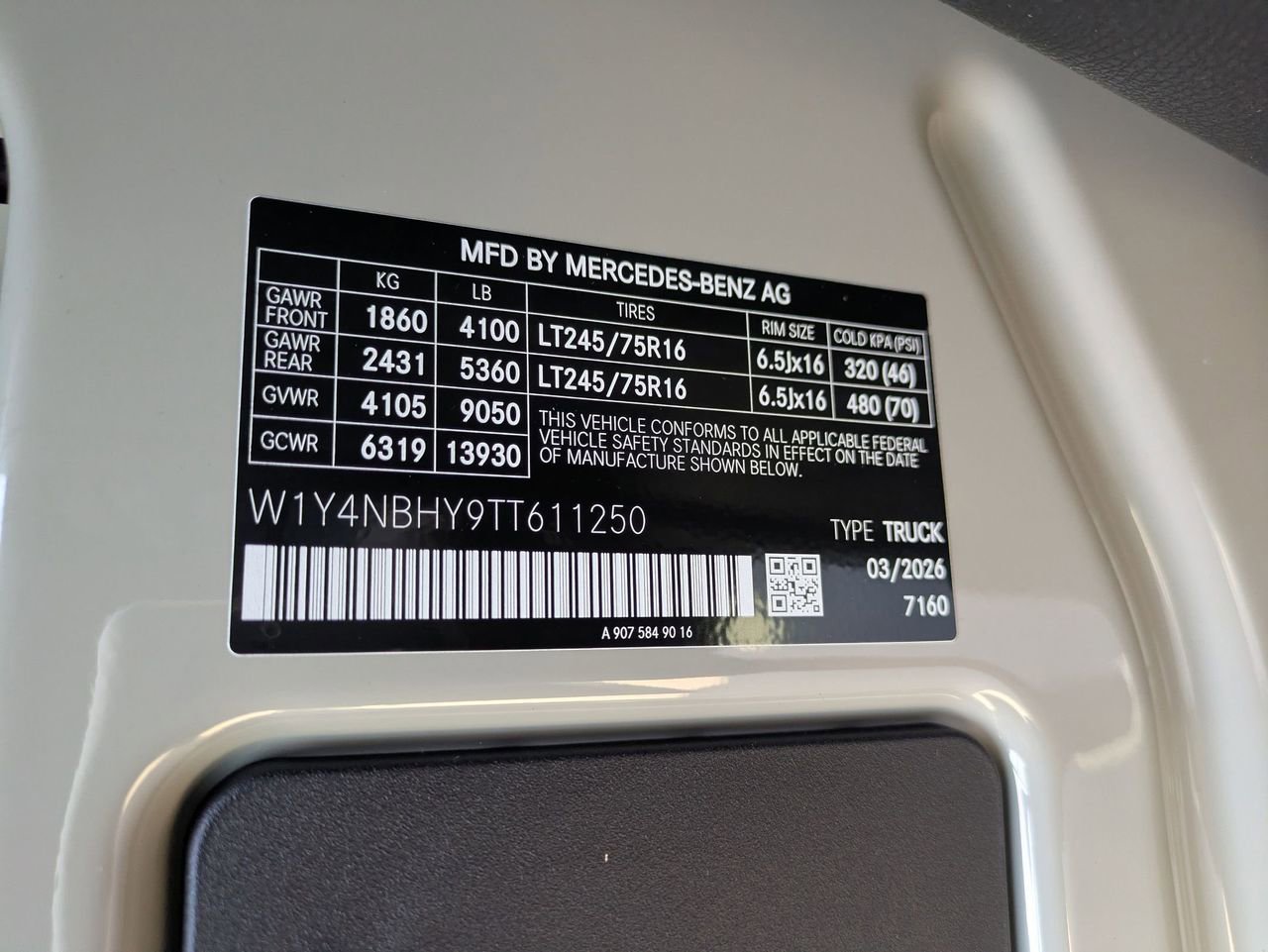 New 2026 Mercedes-Benz Sprinter 144 Cargo image 15