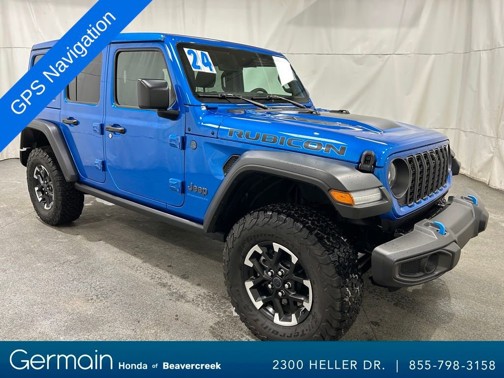 Used 2024 Jeep Wrangler Unlimited Rubicon 4xe w/ Technology Group image 2