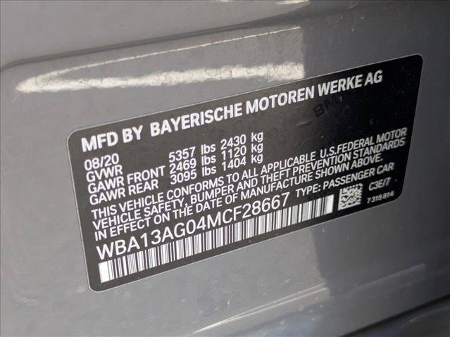 Used 2021 BMW 530e w/ Premium Package RWD image 26