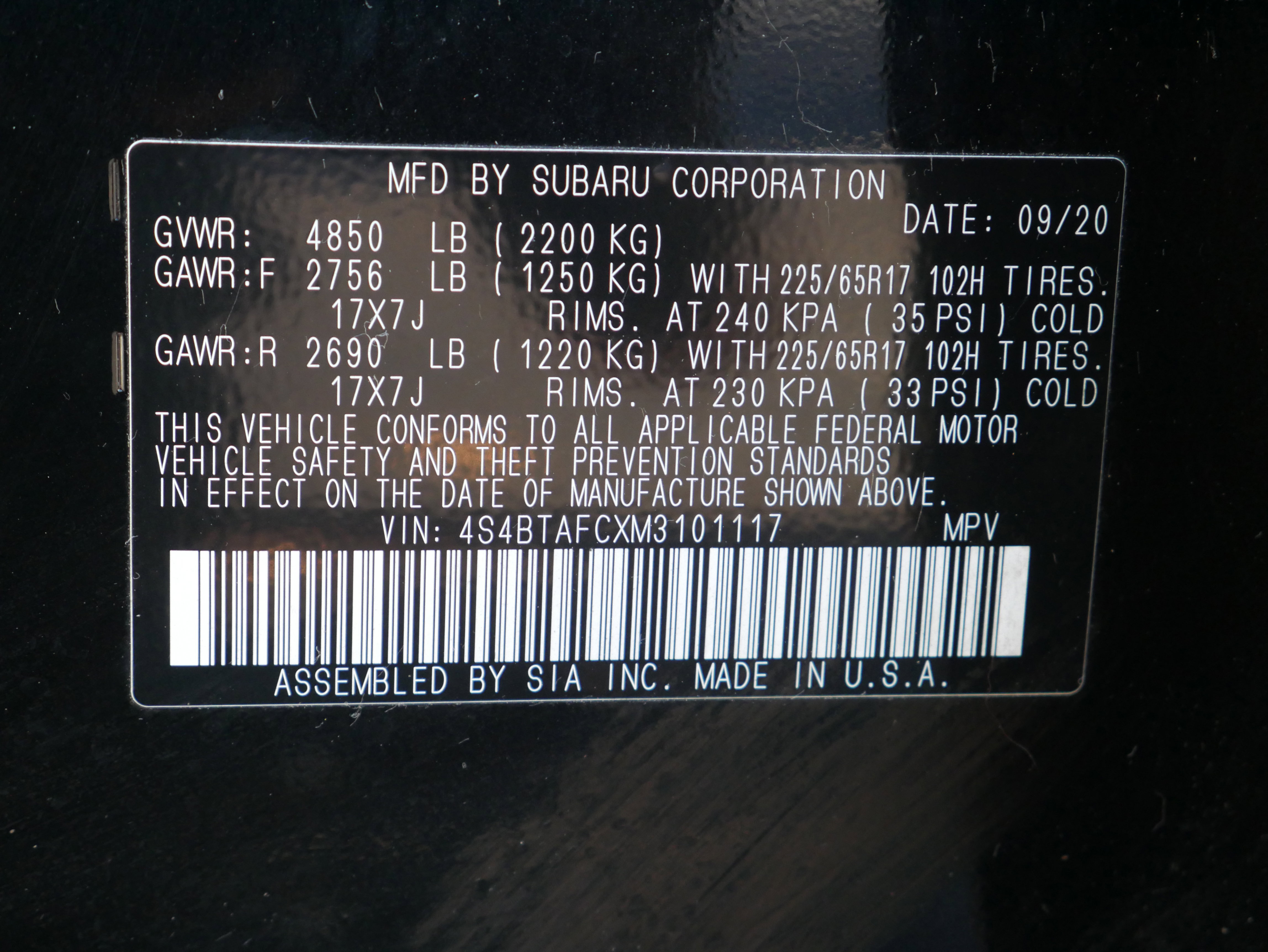 Used 2021 Subaru Outback Premium image 30