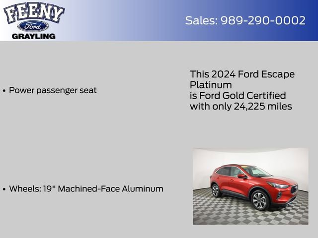 Used 2024 Ford Escape Platinum AWD/4WD image 13