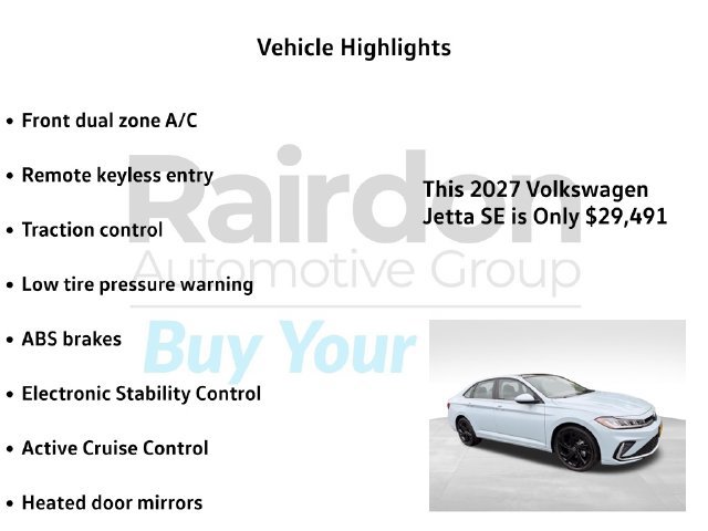 New 2027 Volkswagen Jetta SE FWD image 5