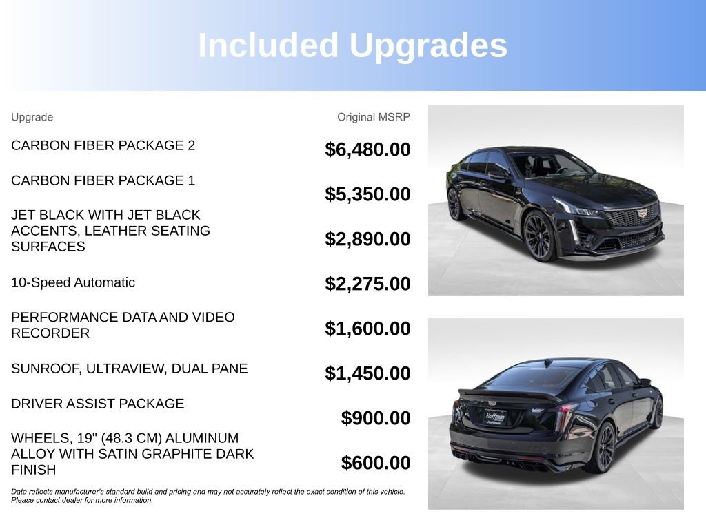 Used 2024 Cadillac CT5 V Blackwing w/ Carbon Fiber Package 2 RWD image 4