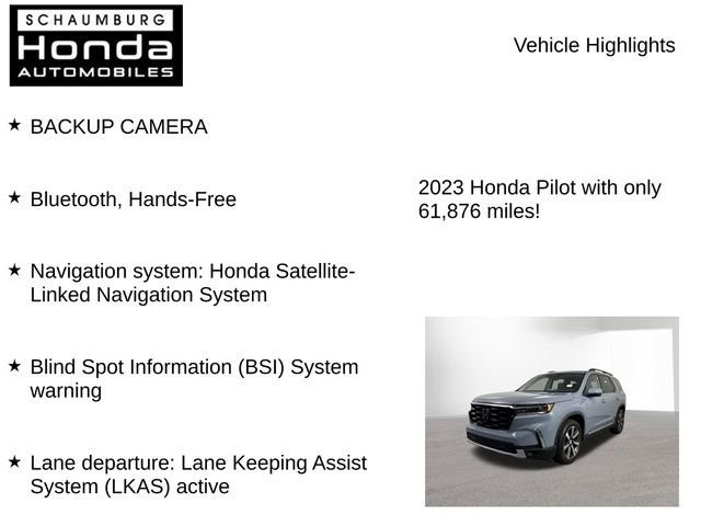 Certified 2023 Honda Pilot Touring image 7