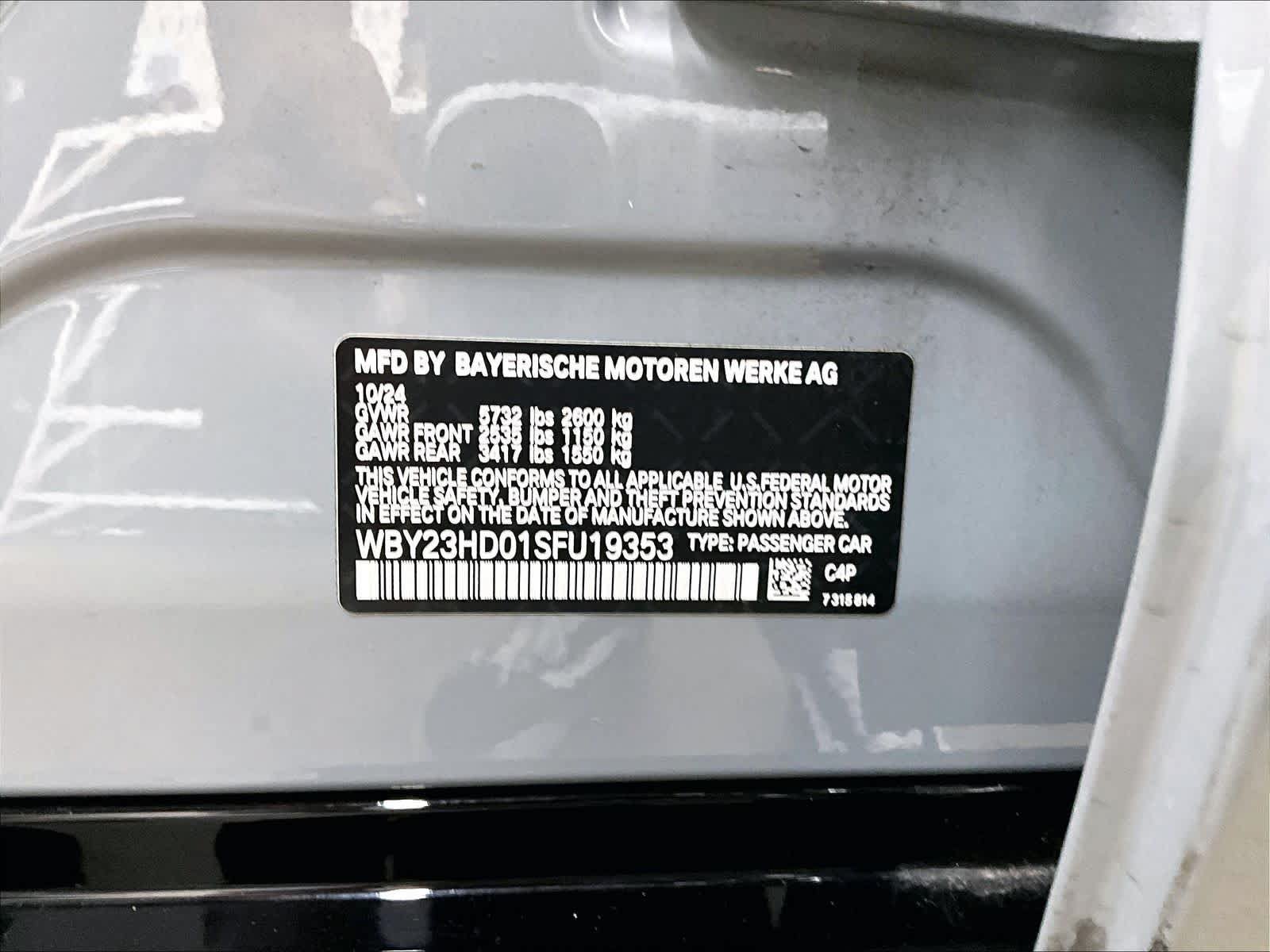 Used 2025 BMW i4 eDrive40 w/ M Sport Package RWD image 35