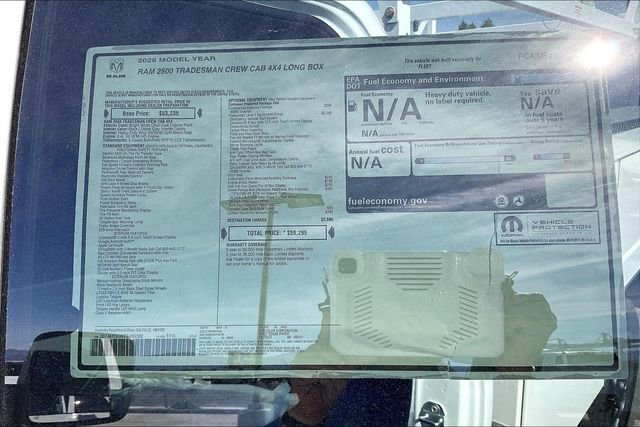 New 2026 RAM 2500 Tradesman image 16
