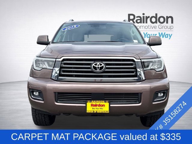Used 2018 Toyota Sequoia SR5 w/ Carpet Mat Package AWD/4WD image 2