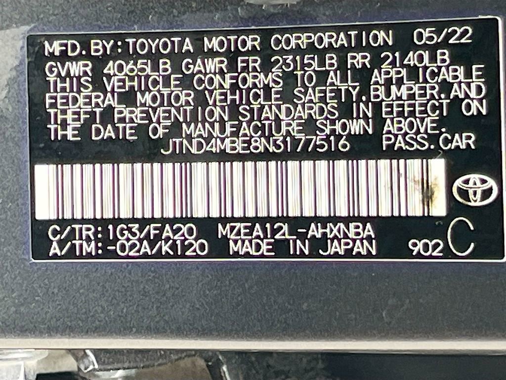 Used 2022 Toyota Corolla SE FWD image 29