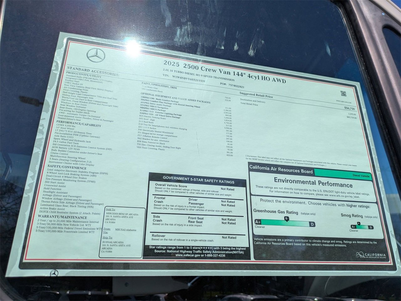 New 2025 Mercedes-Benz Sprinter 2500 image 13