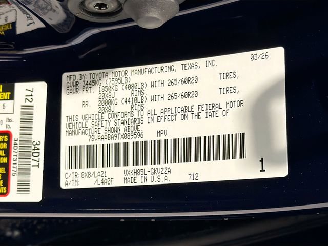 New 2026 Toyota Sequoia Platinum image 27