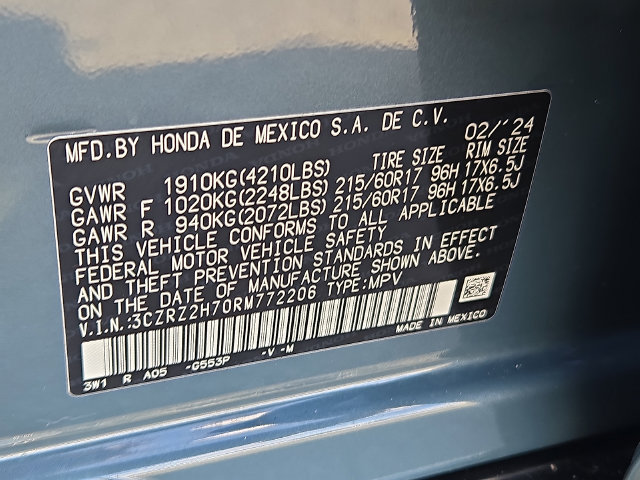 Used 2024 Honda HR-V EX-L image 29