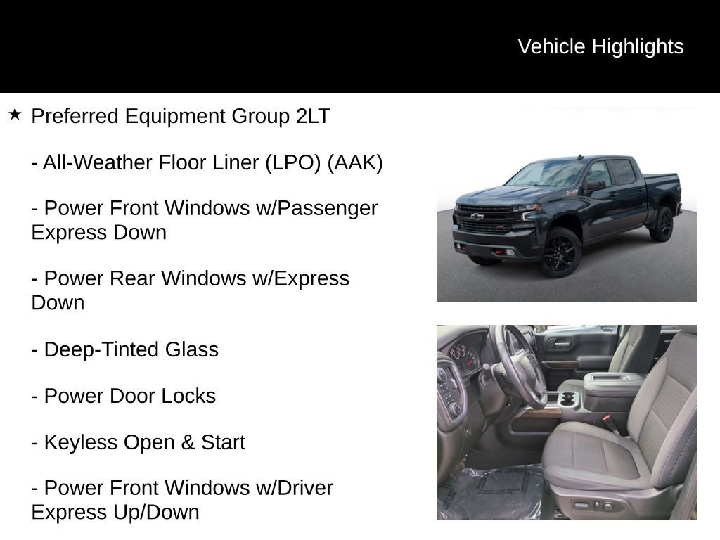 Used 2022 Chevrolet Silverado 1500 LT Trail Boss w/ Bed Protection Package image 7