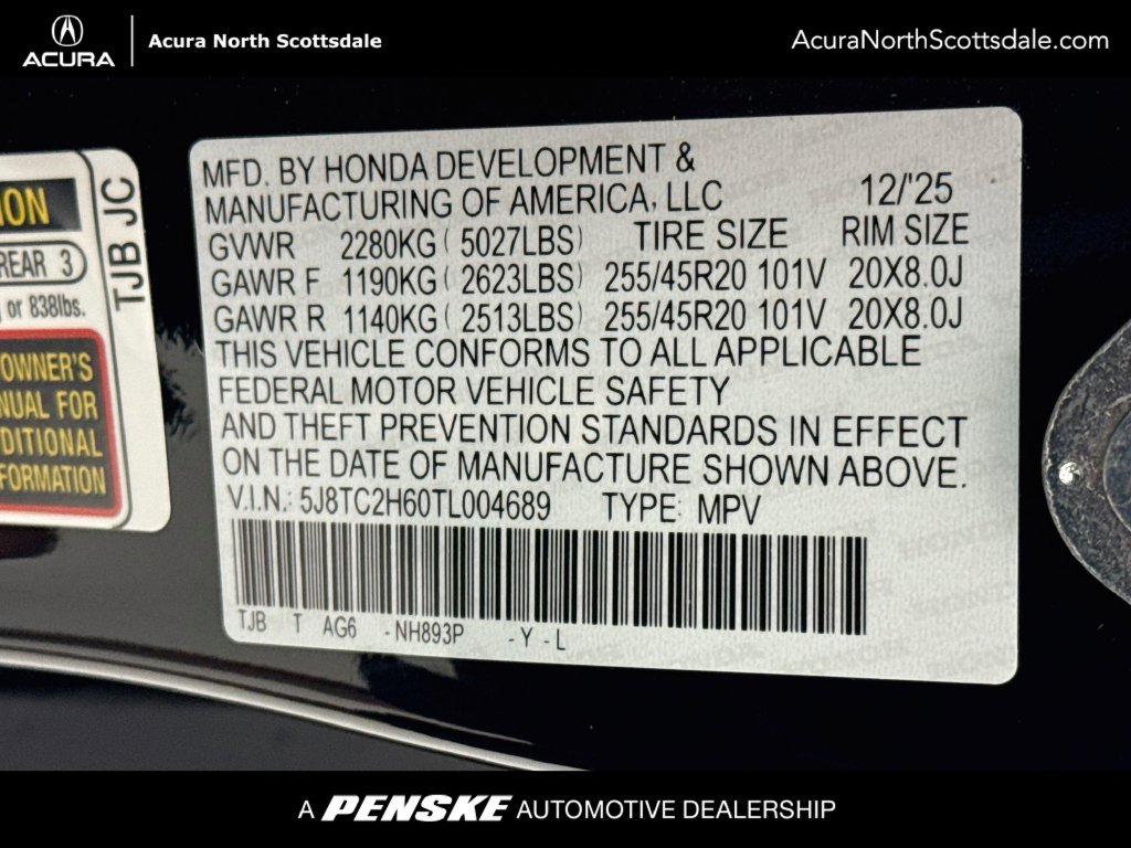Certified 2026 Acura RDX w/ Advance Package AWD/4WD image 36