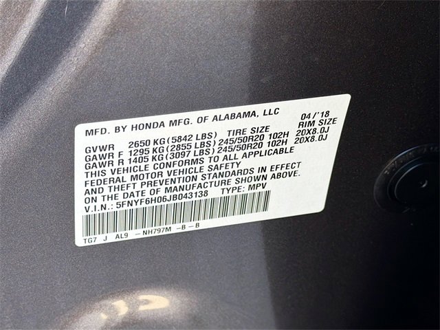 Used 2018 Honda Pilot Elite image 43