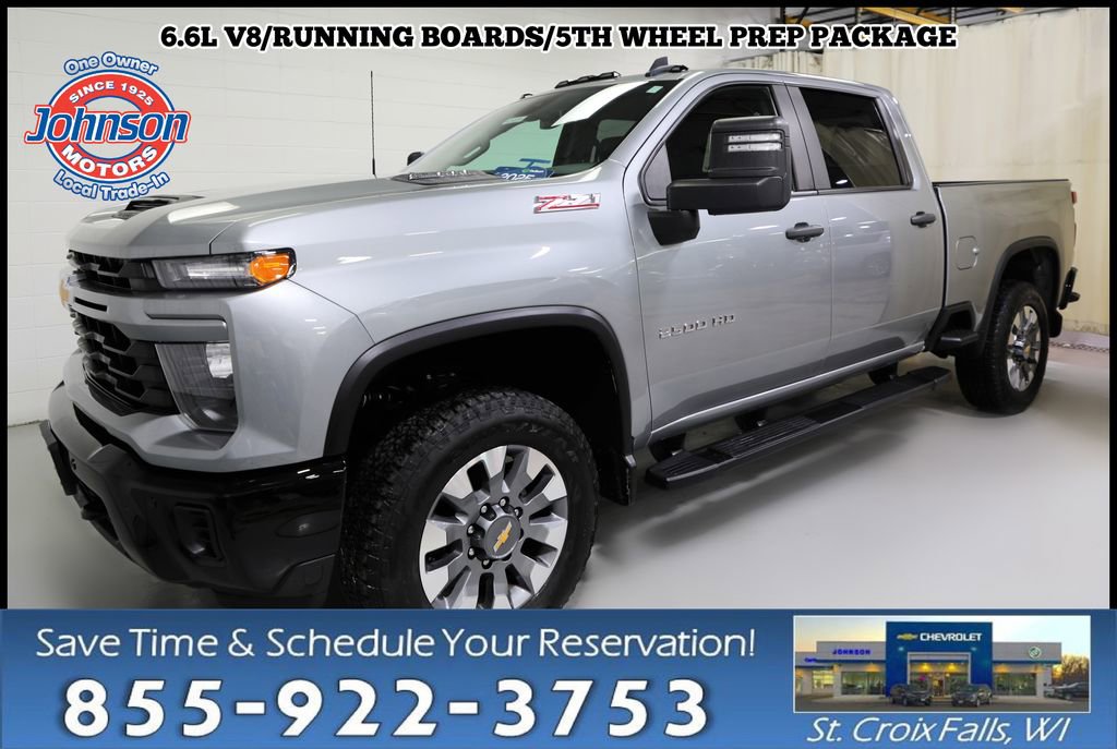 Certified 2025 Chevrolet Silverado 2500 Custom w/ Custom Value Package AWD/4WD image 1