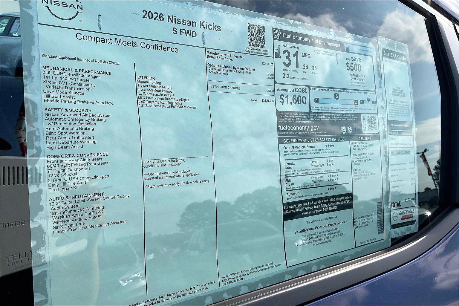 New 2026 Nissan Kicks S FWD image 15