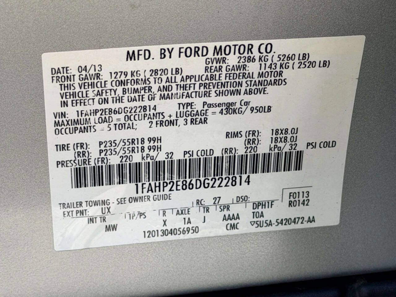 Used 2013 Ford Taurus SEL FWD image 21