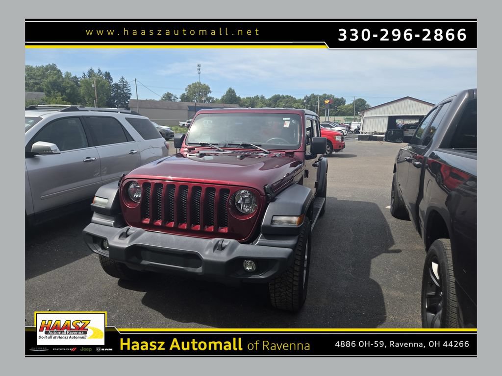Used 2021 Jeep Wrangler Unlimited Sport AWD/4WD image 1