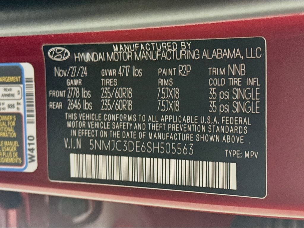 Certified 2025 Hyundai Tucson SEL FWD image 35