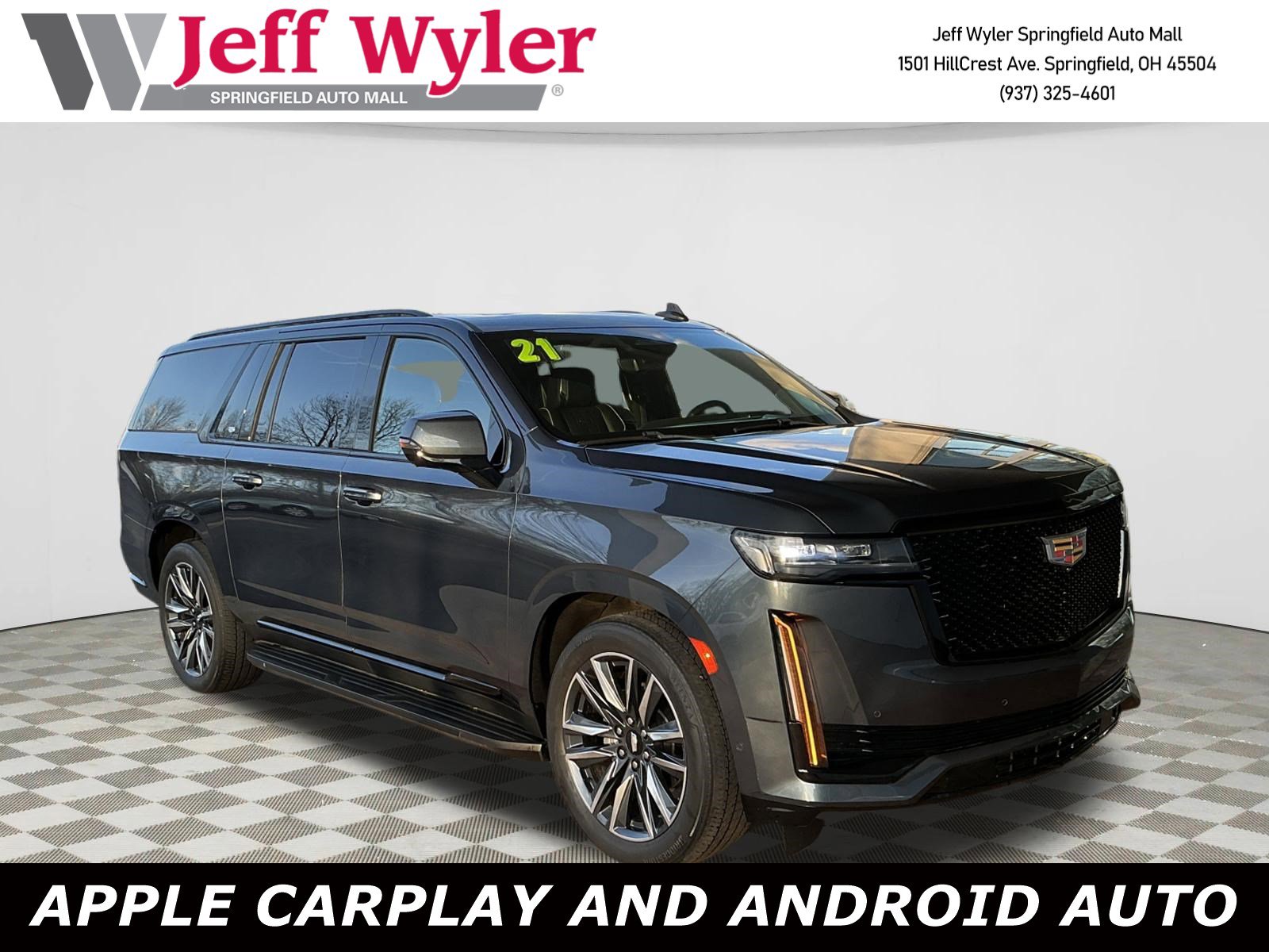 Used 2021 Cadillac Escalade ESV Sport Platinum w/ Heavy-Duty Trailer Package