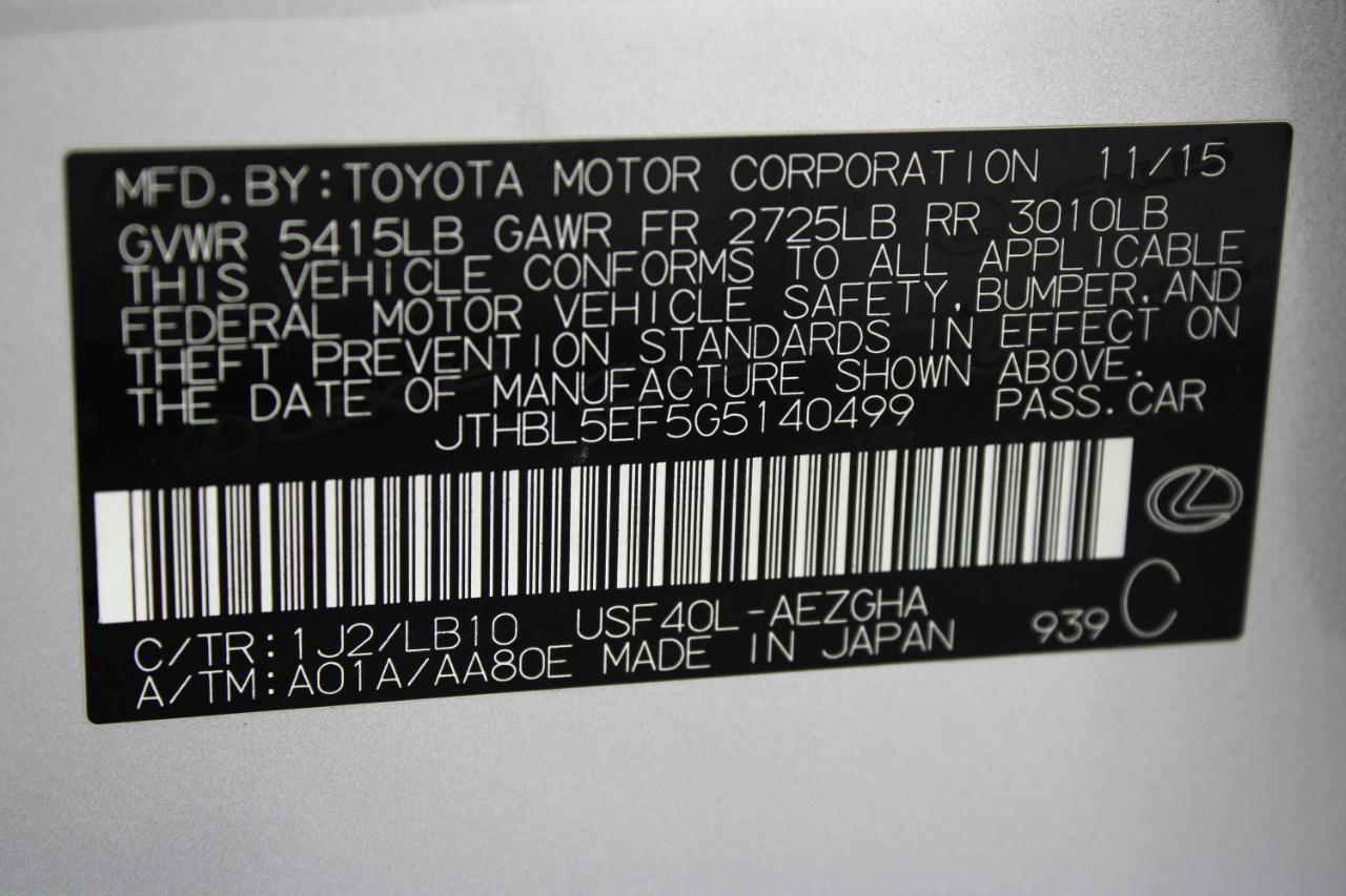 Used 2016 Lexus LS 460 w/ Comfort Package RWD image 80