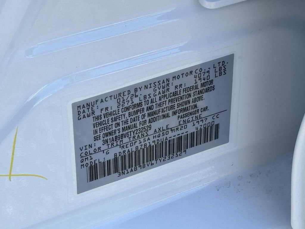 New 2026 Nissan Sentra S w/ Floor Mat Package FWD image 20