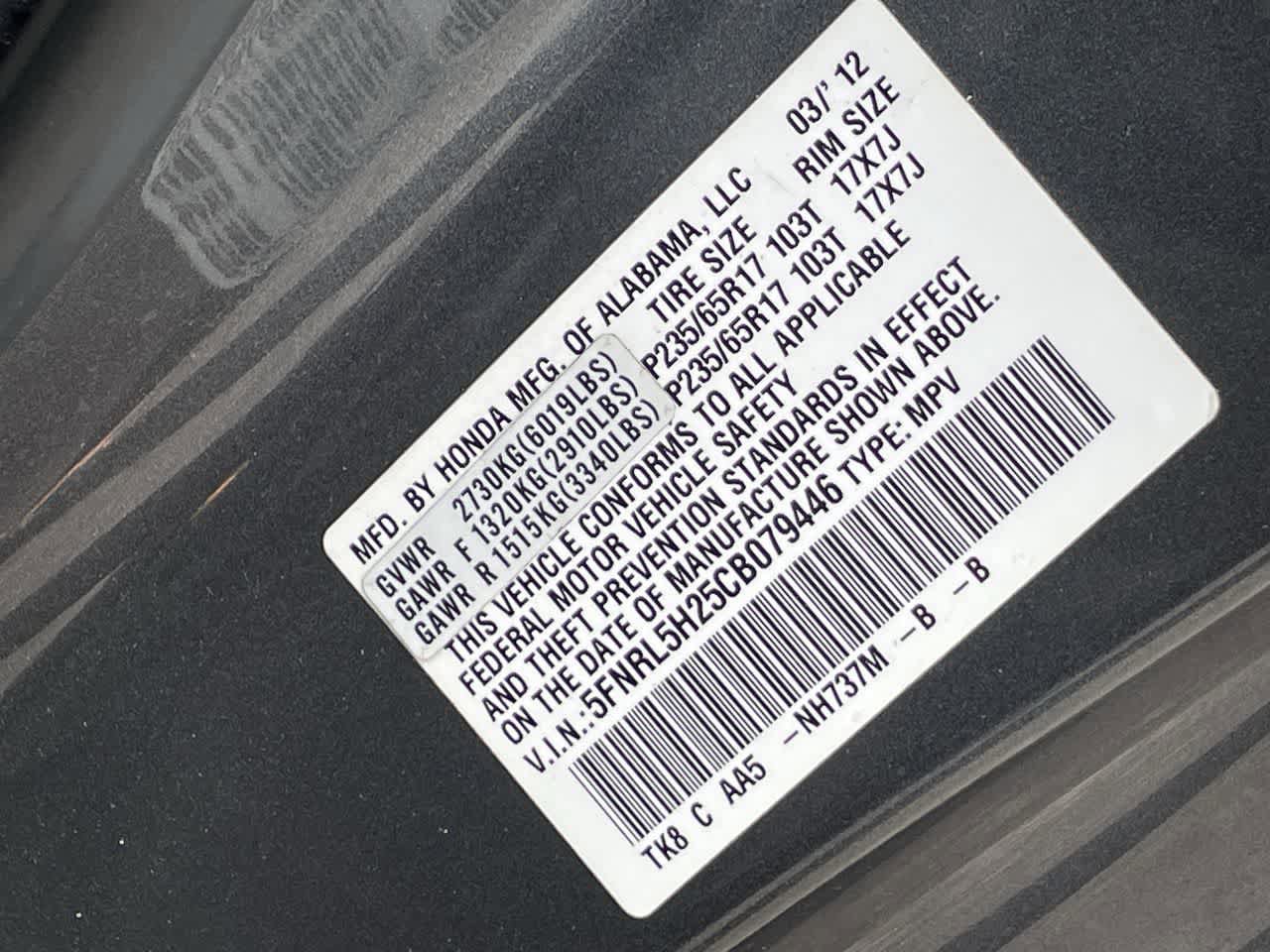 Used 2012 Honda Odyssey LX image 28