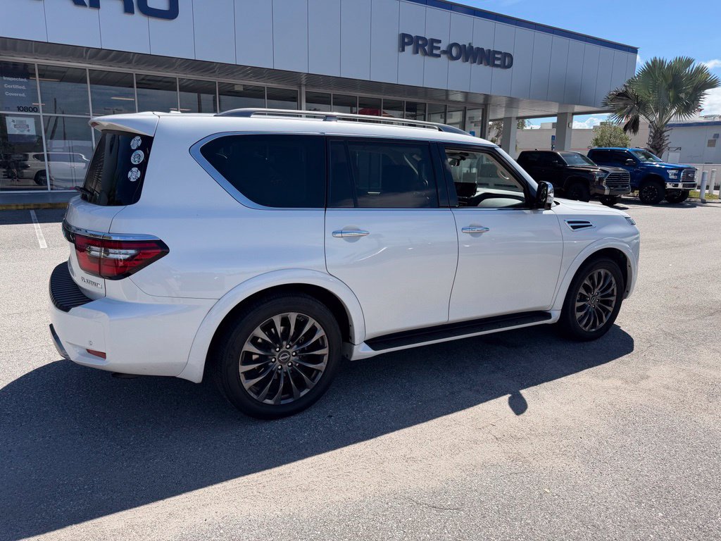 Used 2023 Nissan Armada Platinum w/ Captain's Chairs Package AWD/4WD image 3
