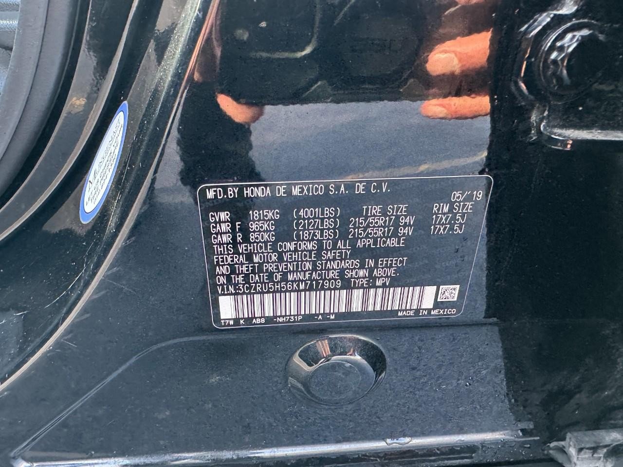 Used 2019 Honda HR-V EX image 24