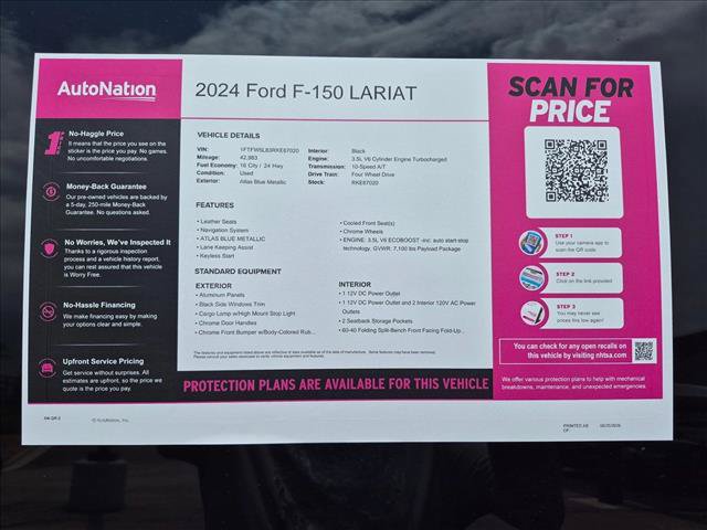 Used 2024 Ford F150 Lariat w/ Tow/Haul Package AWD/4WD image 22