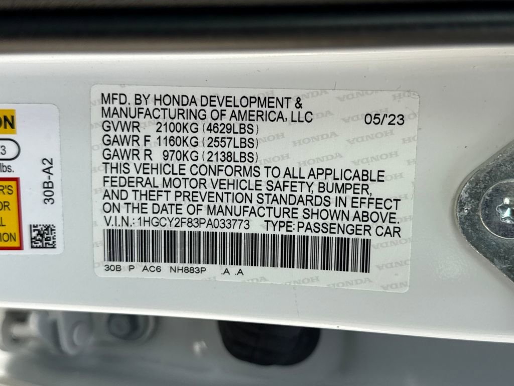 Certified 2023 Honda Accord Touring image 29