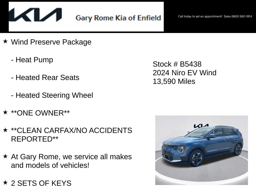 Used 2024 Kia Niro Wind w/ Wind Preserve Package FWD image 7