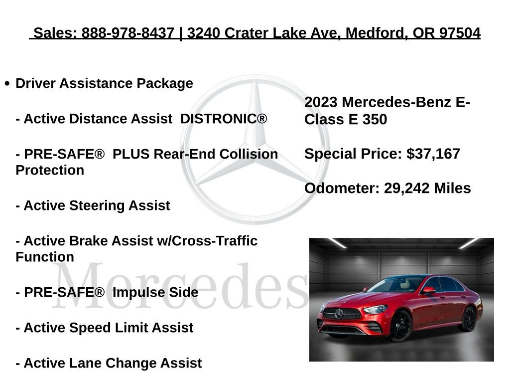 Used 2023 Mercedes-Benz E 350 Sedan image 5