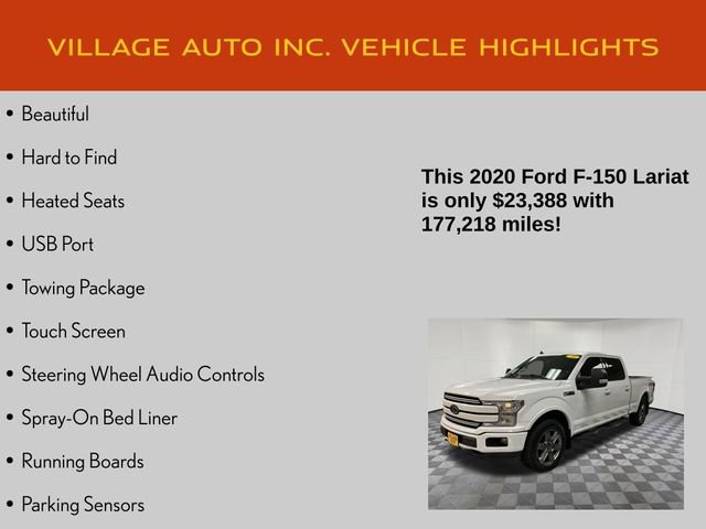 Used 2020 Ford F150 Lariat w/ Equipment Group 502A Luxury image 7