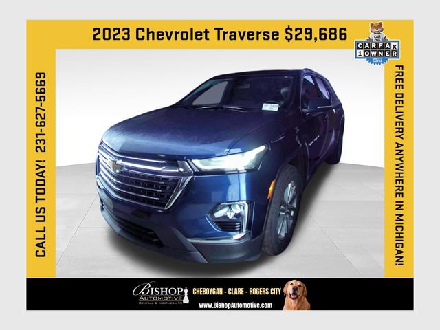Used 2023 Chevrolet Traverse LT w/ LPO, Floor Liner Package AWD/4WD image 1
