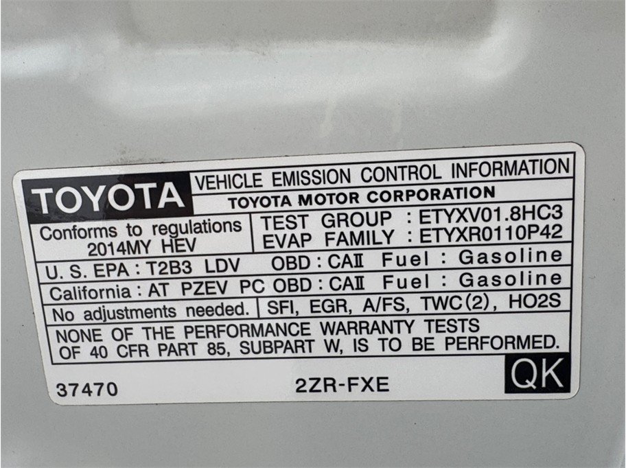 Used 2014 Toyota Prius Two FWD image 25