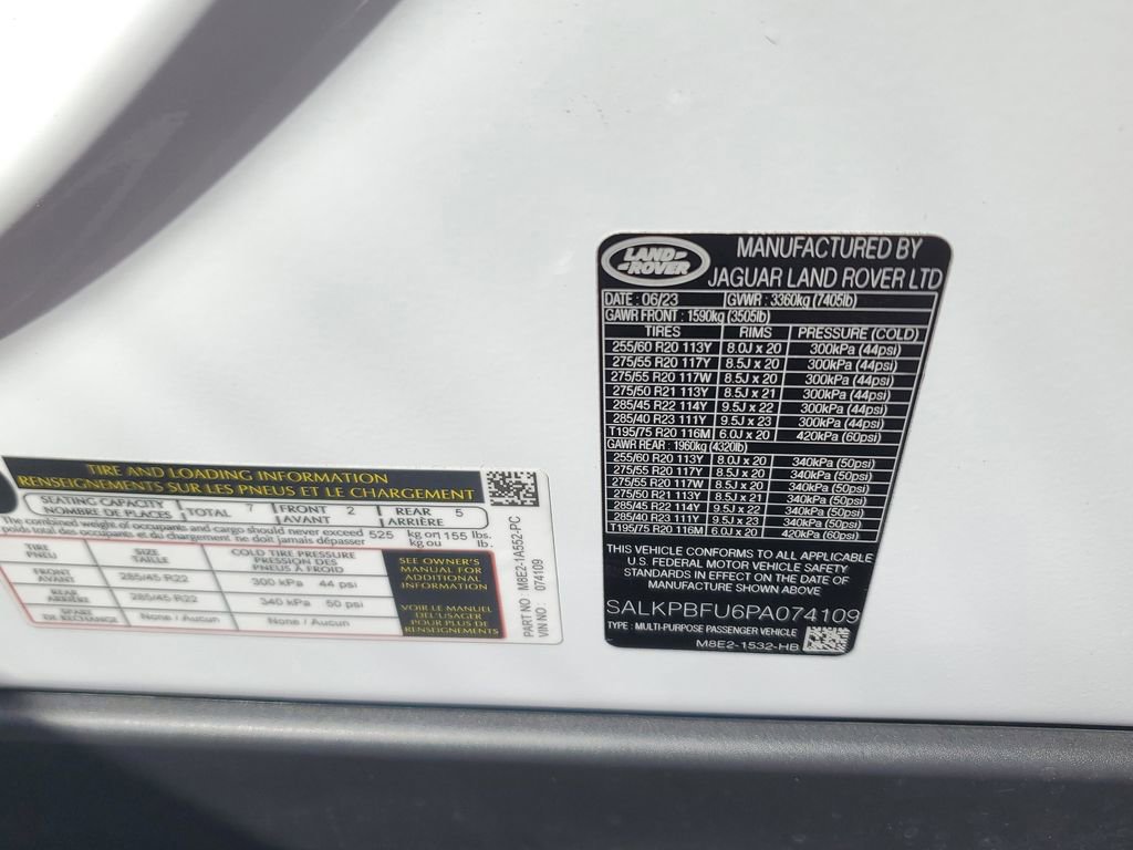 Used 2023 Land Rover Range Rover Long Wheelbase SE image 33