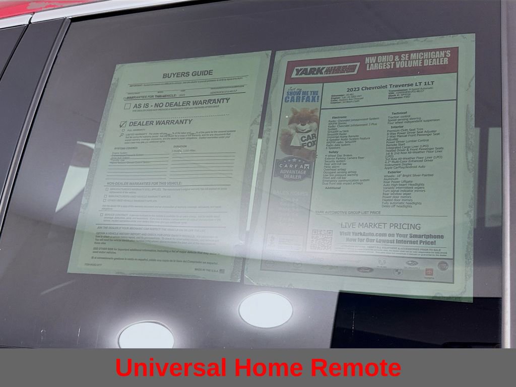 Used 2023 Chevrolet Traverse LT image 14
