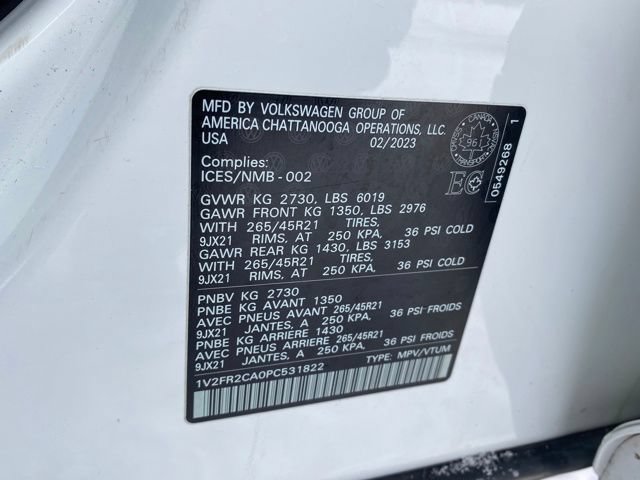 Used 2023 Volkswagen Atlas SEL Premium AWD/4WD image 24