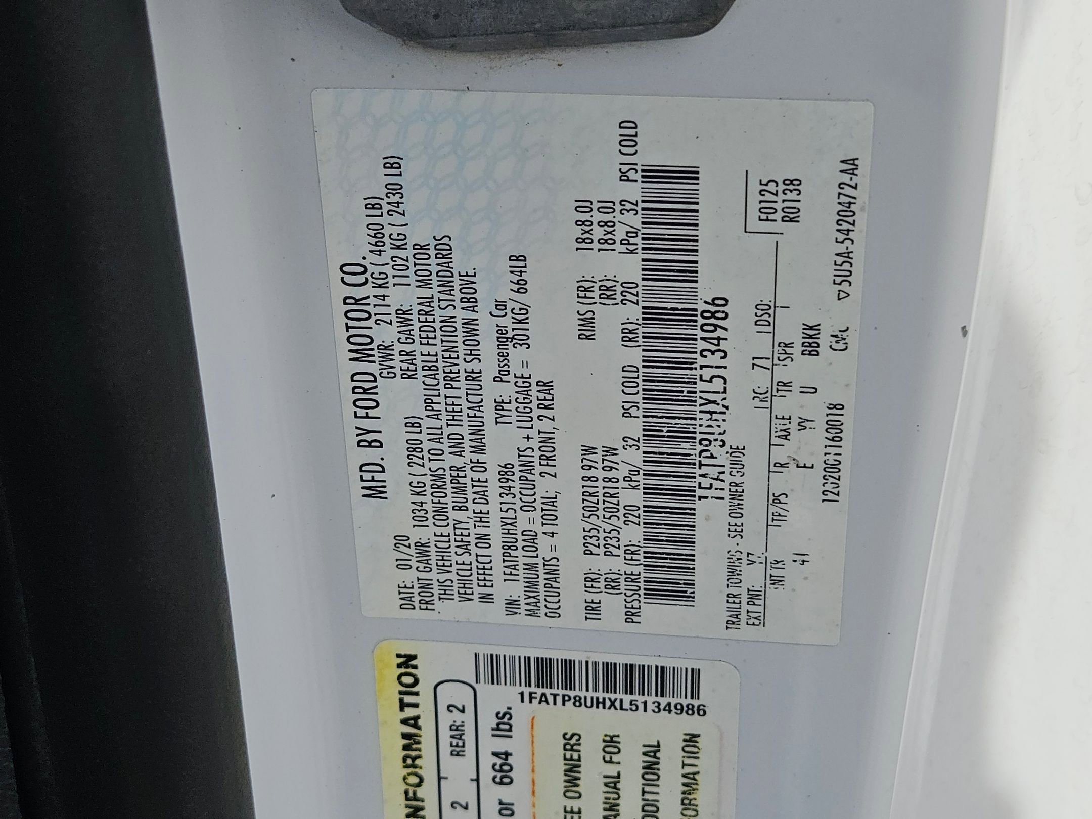 Used 2020 Ford Mustang Premium image 25