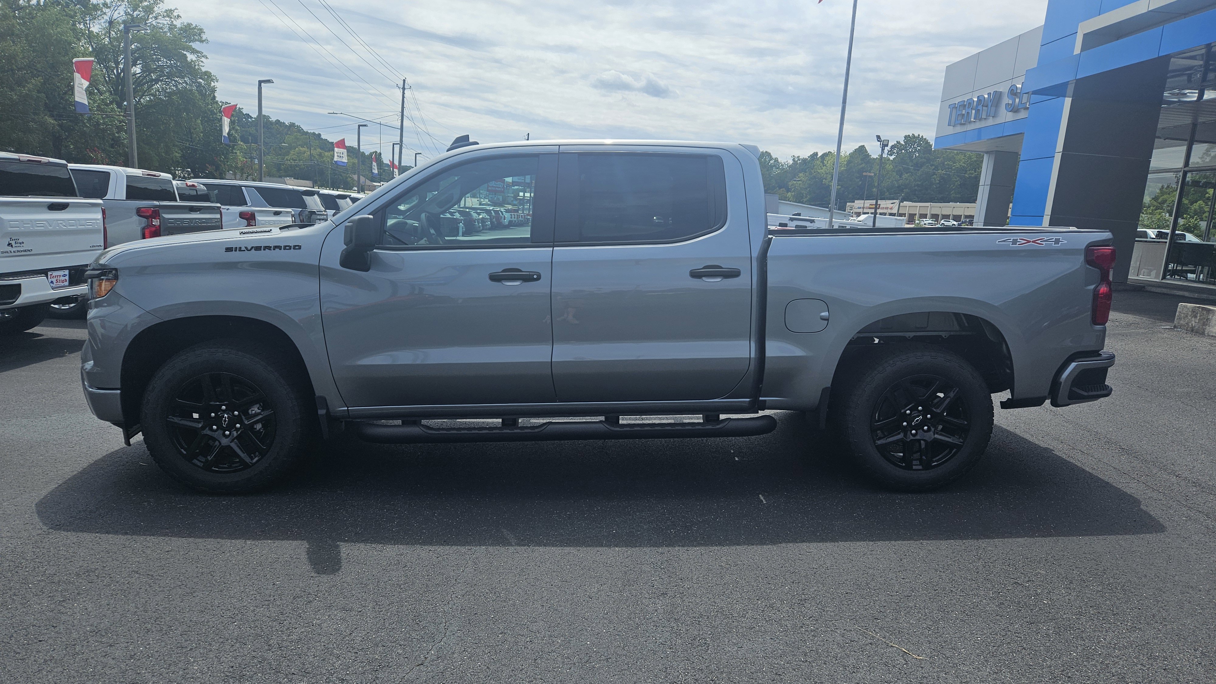 New 2026 Chevrolet Silverado 1500 Custom w/ Turbomax Blackout Package image 1