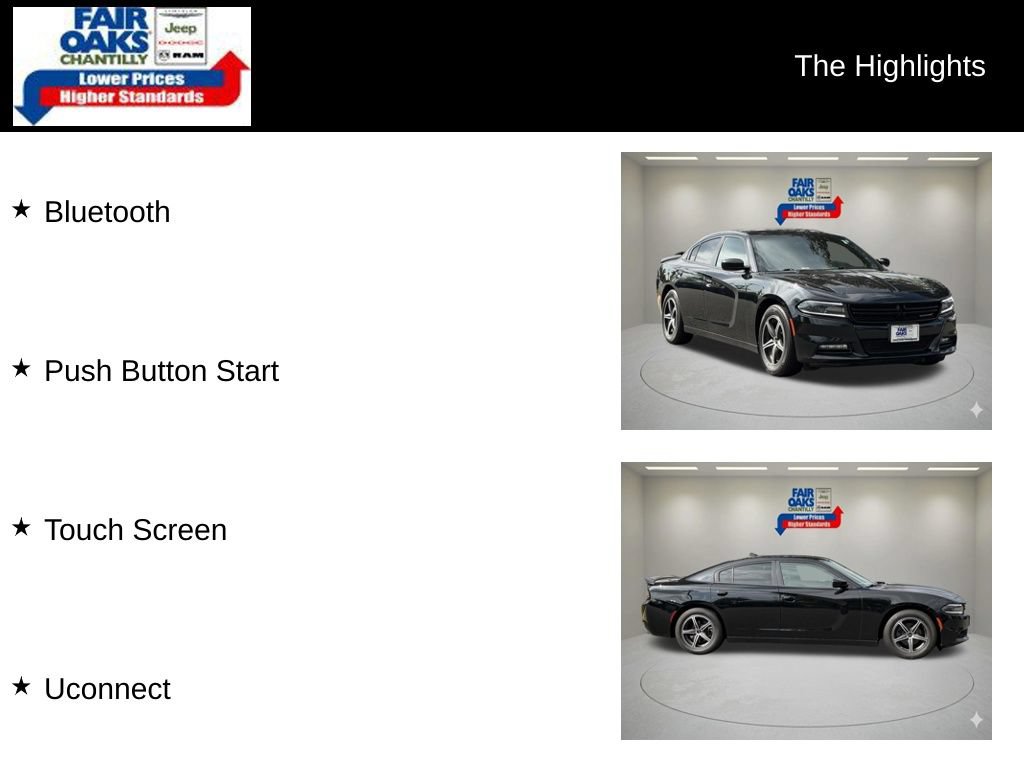 Used 2016 Dodge Charger SXT w/ Blacktop Package RWD image 2
