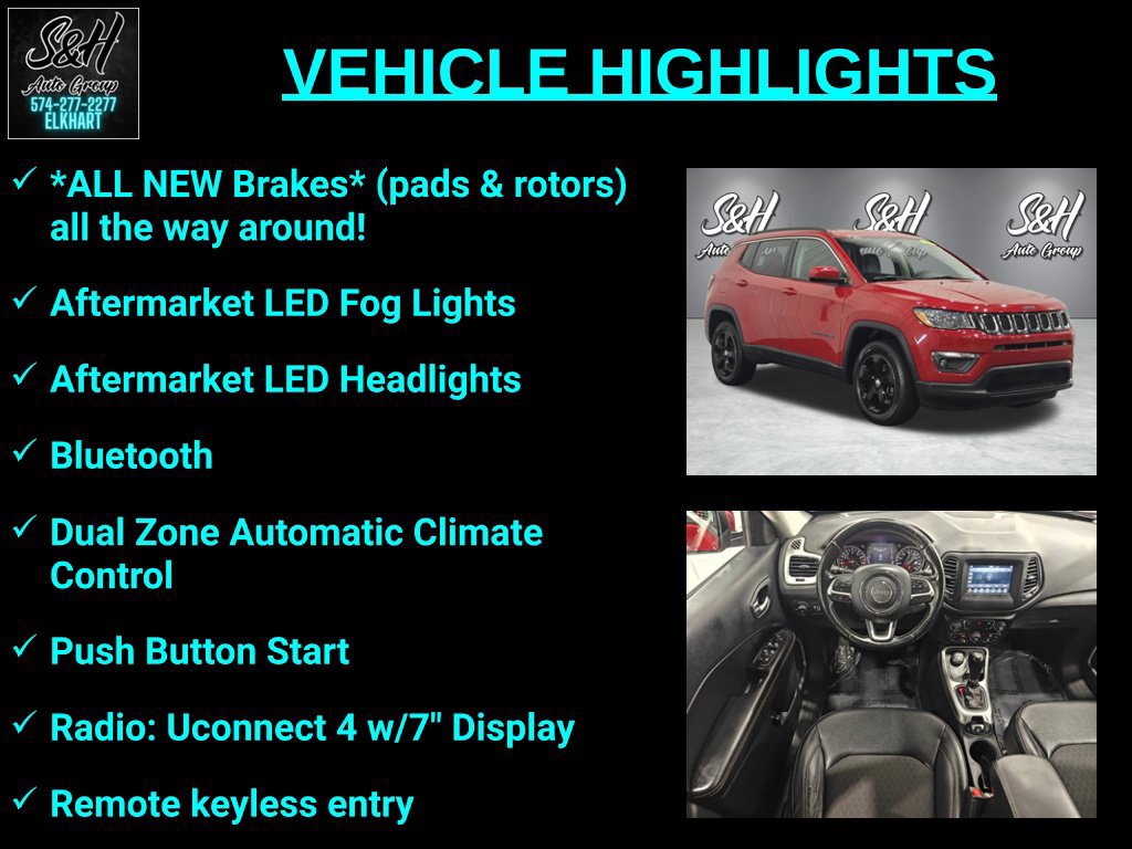 Used 2019 Jeep Compass Latitude AWD/4WD image 3