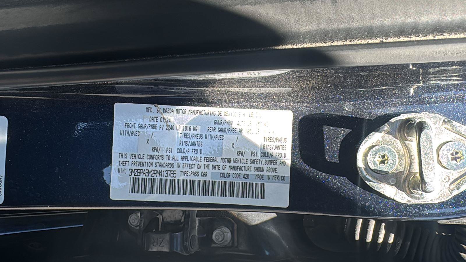 Used 2024 MAZDA MAZDA3 s FWD image 20